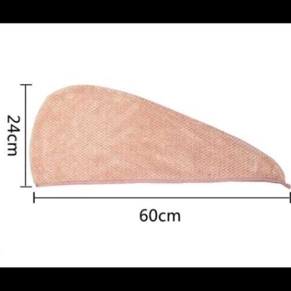 (Set of 4) 2 Microfiber Hair Towel Wraps+ 1 Spa Headband+ 1 Shower Puff - Picture 7 of 9